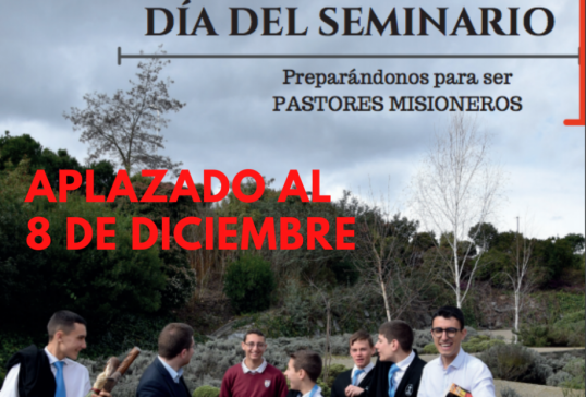 La jornada del Día del Seminario se aplaza al 8 de diciembre