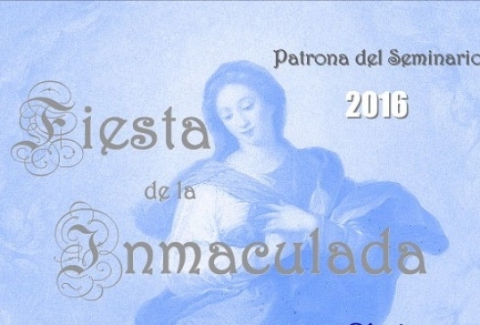 Fiesta de la Inmaculada, patrona del seminario