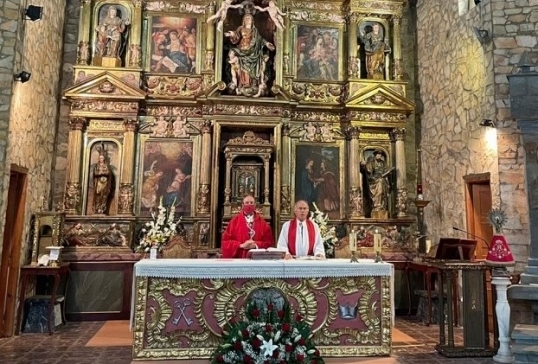 D. JESÚS PRESIDE LA EUCARISTÍA DE LA FIESTA DEL CRISTO EN VARIAS PARROQUIAS DE LA DIÓCESIS