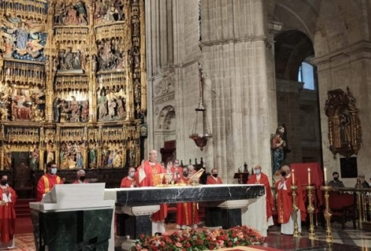 MONS.JESÚS FERNÁNDEZ EN LA PERDONANZA: 