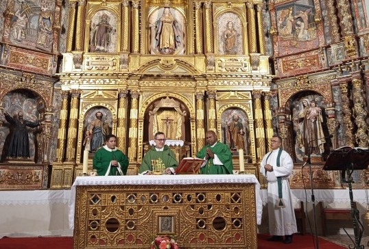 DESPEDIDA DE D. JOSÉ GREGORIO CONTRERAS EN ASTURIANOS ANTES DE SU TRASLADO A GALICIA