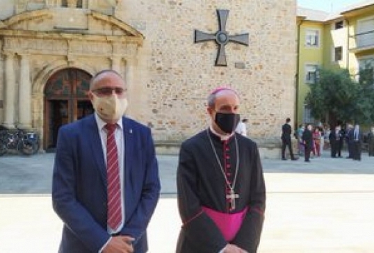 Con el alcalde de Ponferrada