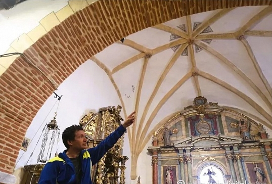 LA IGLESIA DE MILLES DE LA POLVOROSA COMIENZA SU RESTAURACIÓN