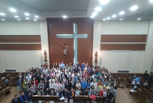 Profesores de religión de la provincia eclesiástica de Oviedo reunidos en Santander
