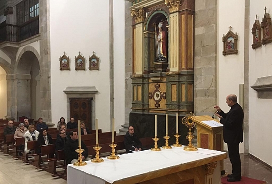 Retiro del Sr. Obispo con las EDEUs del arciprestazgo de Astorga