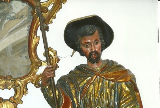 LA HERMANDAD DE LAS CINCO LLAGAS CELEBRA A SU PATRONO SAN ROQUE