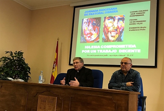 El Sr. Obispo participó en la Jornada Diocesana de Pastoral Obrera