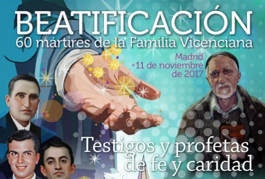 Beatificación de 60 mártires de la Familia Vicenciana