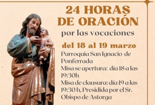 24 HORAS DE ORACIÓN POR LAS VOCACIONES