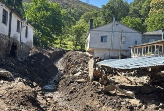 LA DIÓCESIS DE ASTORGA MUESTRA SU APOYO A TODOS LOS AFECTADOS POR LAS TORMENTAS EN VIANA DO BOLO