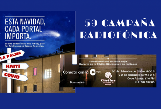 LA CAMPAÑA RADIOFÓNICA DE CÁRITAS DIOCESANA EN NAVIDAD CUMPLE 59 AÑOS