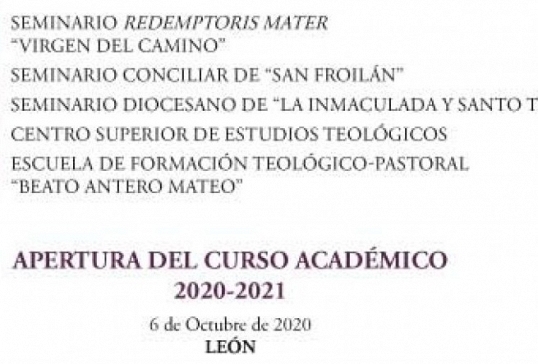 APERTURA DEL CURSO EN LOS CUATROS CENTROS ACADÉMICOS DE LA DIÓCESIS DE LEÓN