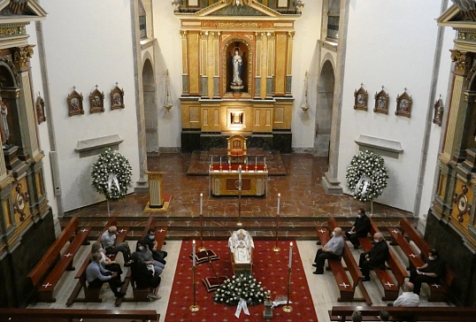 CAPILLA ARDIENTE DE MONS. CAMILO LORENZO IGLESIAS