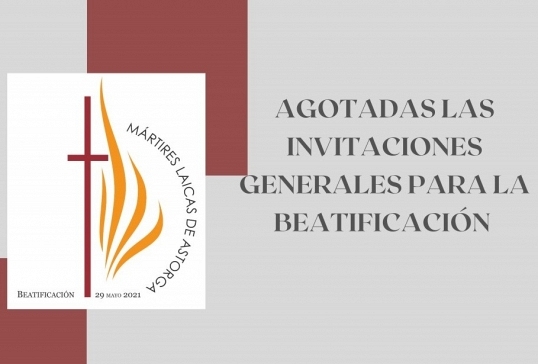 AGOTADAS LAS INVITACIONES GENERALES PARA LA BEATIFICACIÓN DE LAS MÁRTIRES