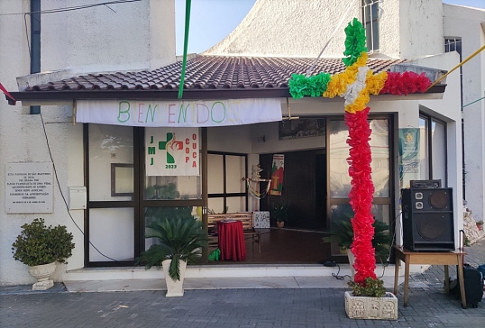 RECIBIMIENTO A NUESTROS JÓVENES DE LA PARROQUIA DE SÃO MARTINHO DE OUCA