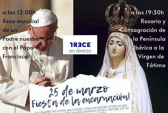 Rezo del Rosario y consagración al Inmaculado Corazón de María