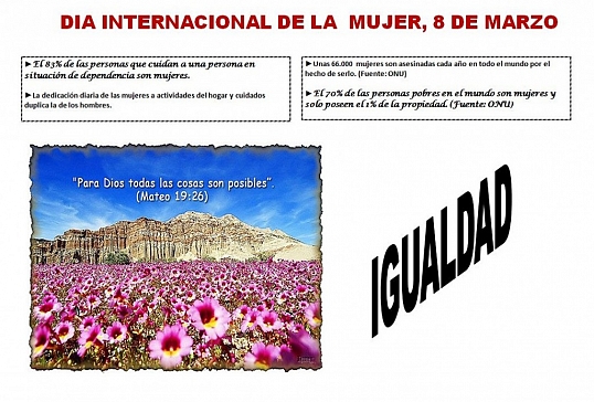 Manifiesto en el Día Internacional de la Mujer