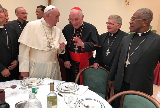 El Obispo de Astorga,recibido por el Papa en Santa Marta