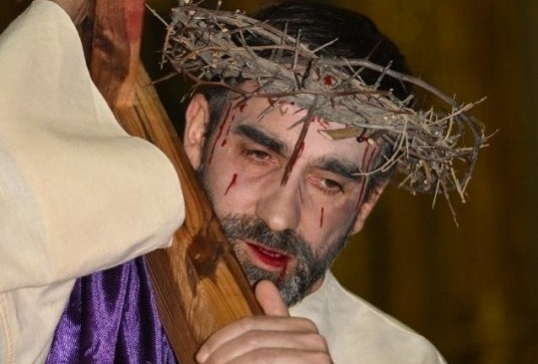 Viacrucis viviente en Benavides de Órbigo