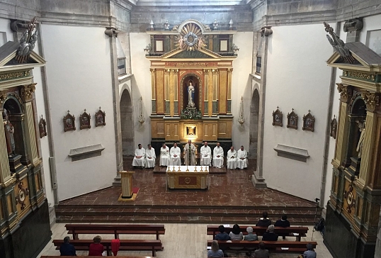 Misa en la Capilla del Seminario 