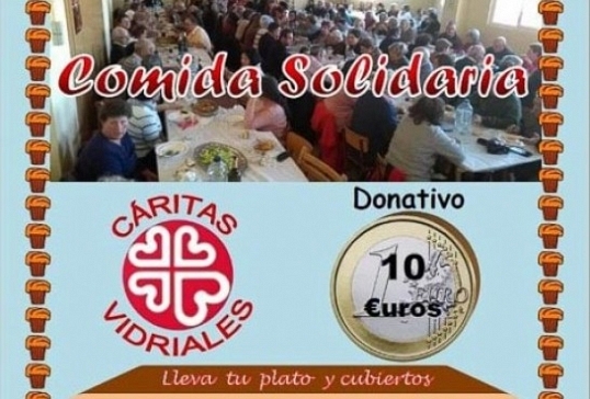 CÁRITAS VIDIRALES ORGANIZA UN ALMUERZO SOLIDARIO