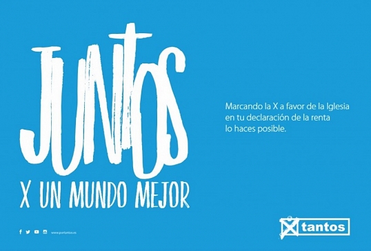 Marca la X a favor de la Iglesia