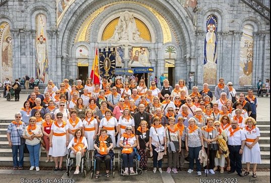 SEGUNDO DIA DE LA PEREGRINACIÓN DIOCESANA A LOURDES