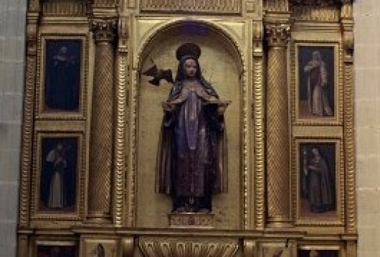 RESTAURACIÓN IMAGEN CENTRAL DEL RETABLO DE SANTA TERESA DE JESÚS DE LA S.A.I. CATEDRAL DE ASTORGA