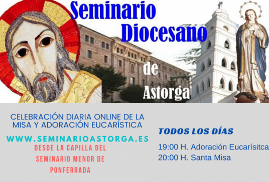 CELEBRACIÓN DIARIA ONLINE DE LA MISA Y ADORACIÓN EUCARÍSTICA