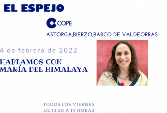 ENTREVISTA A MARÍA DEL HIMALAYA