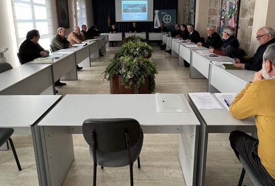 REUNIÓN DEL OBISPO DE ASTORGA CON LOS COORDINADORES DE LAS UPAS