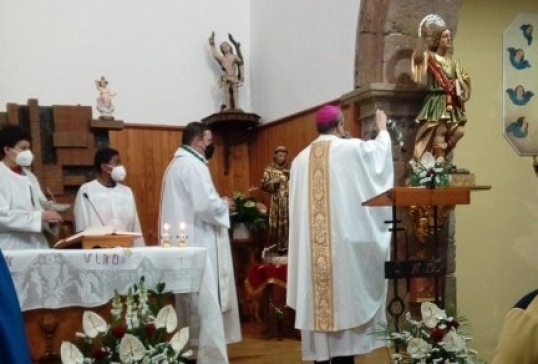 LA PARROQUIA DE VILORIA ENTRONIZA UNA IMAGEN DE SAN PANCRACIO