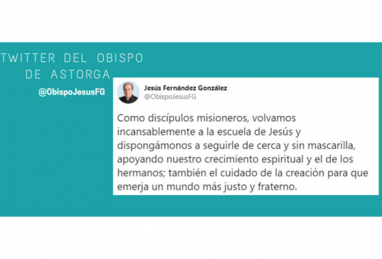 NUESTRO OBISPO D.JESÚS SE ESTRENA EN TWITTER