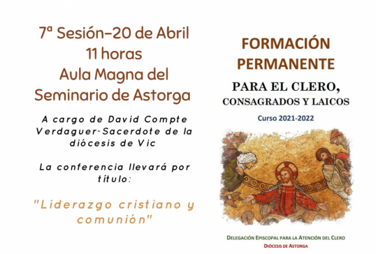 7ª SESIÓN DE LA FORMACIÓN PERMANENTE PARA EL CLERO, CONSAGRADOS Y LAICOS